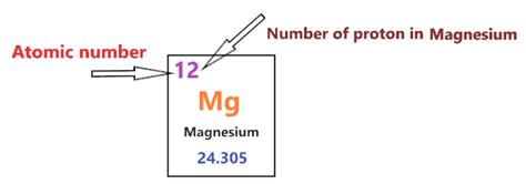 number of protons in magnesium|MAGNESIUM .